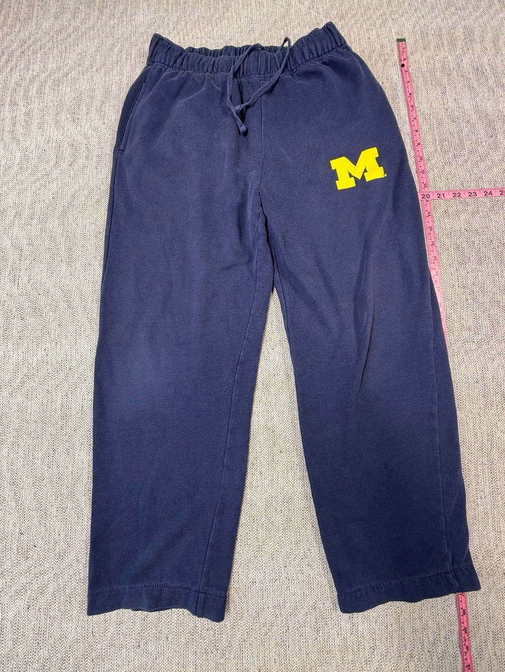 Michigan Wolverines Fanatics Sweatpants Mens M Navy NCAA